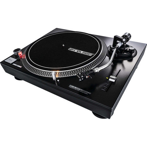 Reloop RP-2000 MK2 Quartz-Driven DJ Turntable, Metallic Black (No Box)