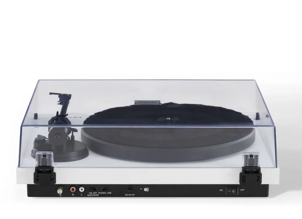 Crosley C6B-WH Belt-Drive Bluetooth Turntable Record Player with Adjustable Tone Arm, White