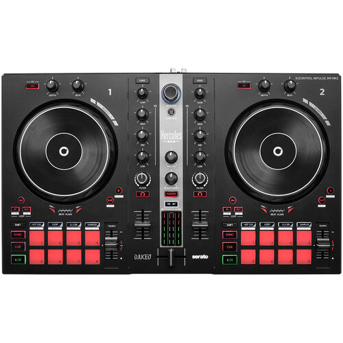 Hercules DJControl Inpulse 300 2-Deck USB DJ Controller for Serato DJ Lite and DJUCED (Open Box)