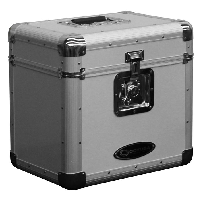 Odyssey Innovative Designs Krom Series KLP2 Stackable Record/Utility Case (Silver) (Open Box)