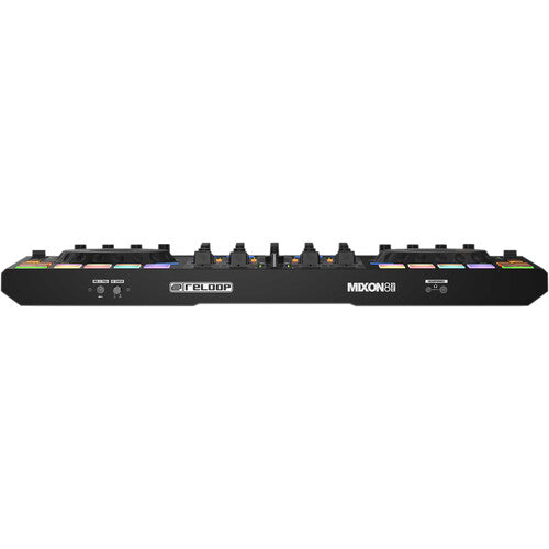 Reloop Mixon 8 Pro 4-Channel Professional Hybrid DJ Controller, Black (Open Box)