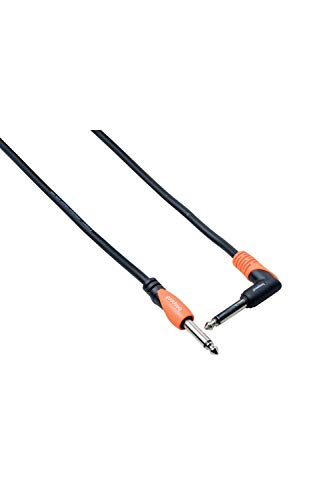 Bespeco Instrument Cable, Black & Orange, 39 Inch (SLPJ100)