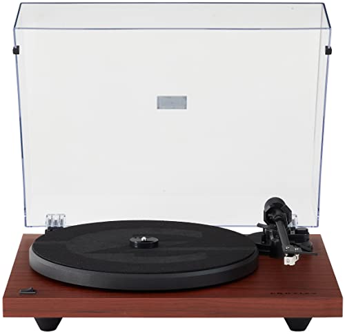 Crosley C6B-MA Belt-Drive Bluetooth Turntable Record Player with Adjustable Tone Arm, Mahogany