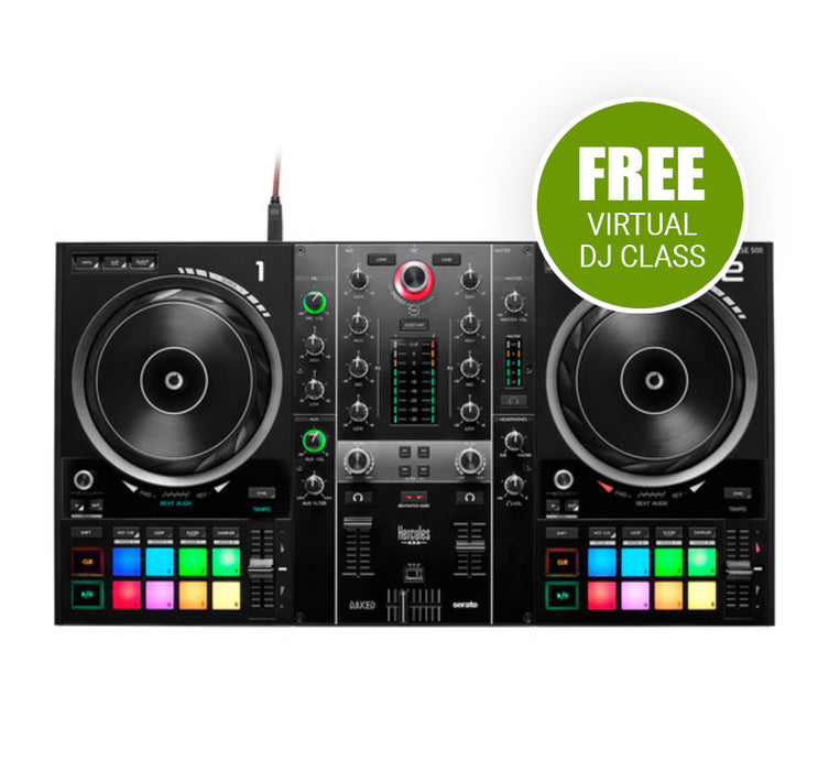 Hercules DJControl Inpulse 500 + Free 30 Minutes DJ Class