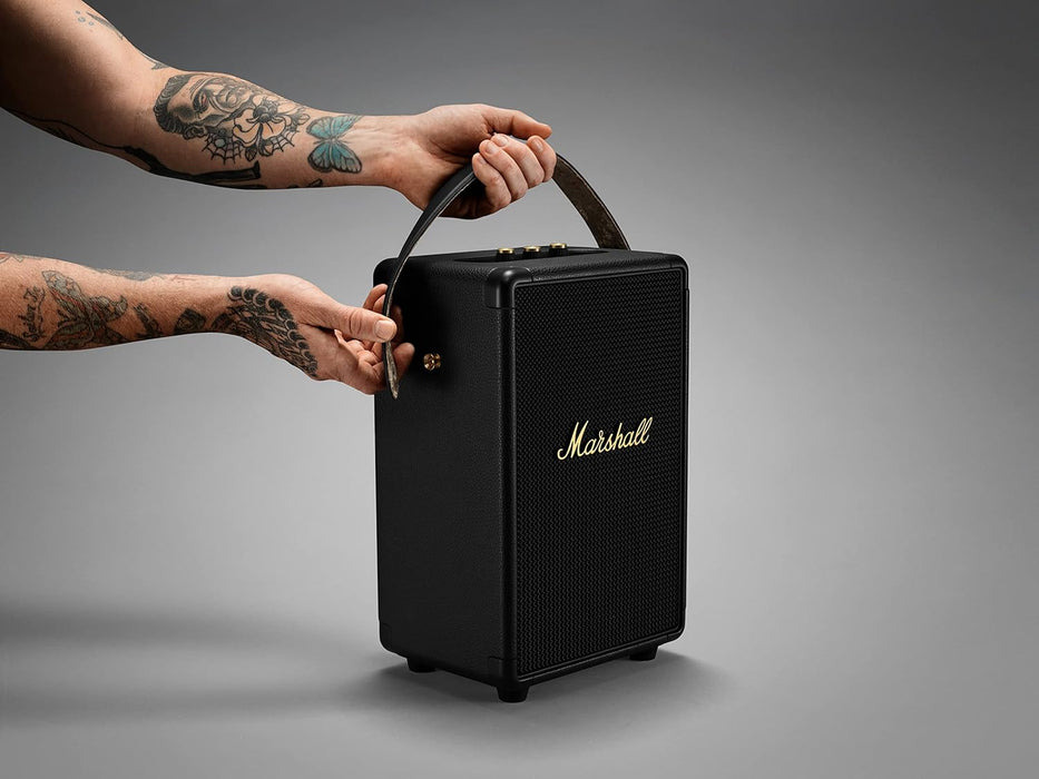 Marshall Tufton Bluetooth Speaker, Black & Brass