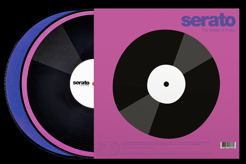 Serato Control Vinyl - Flame and Record Emoji (Pair) (Open Box)