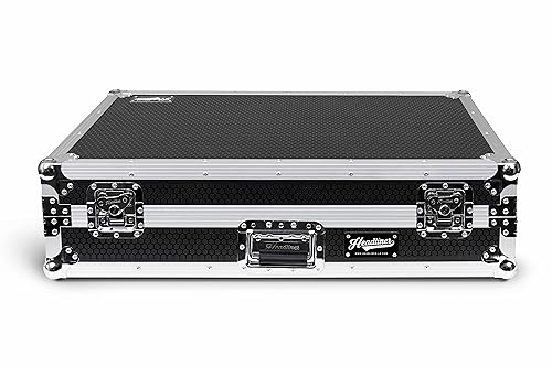 Headliner Flight Case with Laptop Platform and Wheels for RANE DJ FOUR and DJ PERFORMER (Silver/Black)