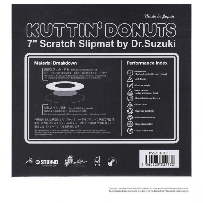 Technics Kuttin' Donuts 7" Dr. Suzuki Slipmat (Open Box)