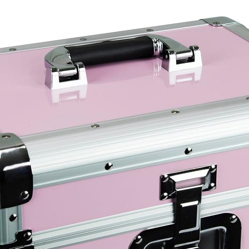 Odyssey Krom Series Pink Record / Utility Case For 70 12" Vinyl Records Lps