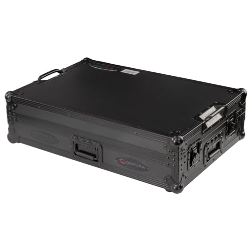 Odyssey Black Label DDJ-FLX10 Flight Case with Corner Wheels (All Black)