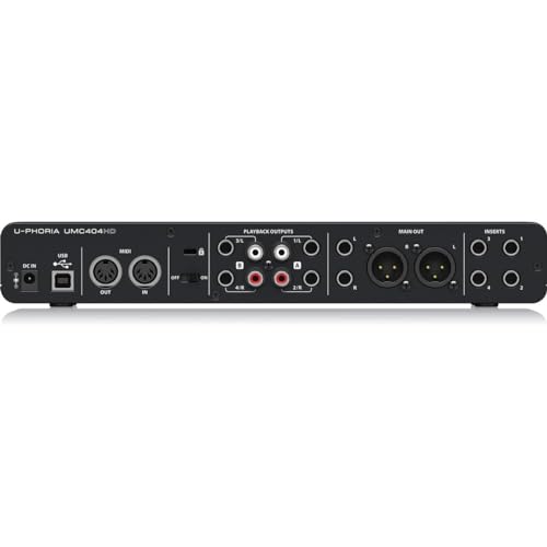 Behringer U-PHORIA UMC404HD Desktop 4x4 USB 2.0 Audio/MIDI Interface (Open Box)