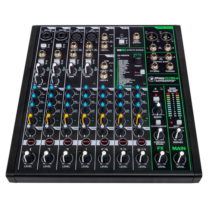 Mackie ProFX10v3 10-Channel Sound Reinforcement Mixer with Built-In FX (Open Box)