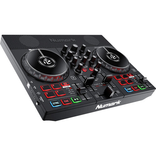 Numark Party Mix Live DJ Controller with Built-In Light Show and Speakers (Open Box)