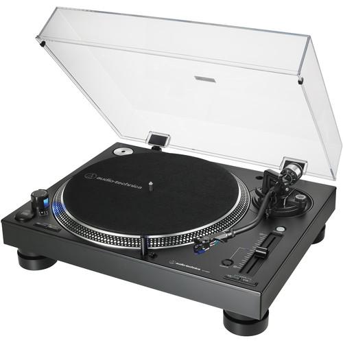 Audio-Technica Consumer AT-LP140XP Direct Drive Professional DJ Turntable Black (Open Box)