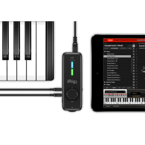 IK Multimedia iRig Pro I/O Audio and MIDI Interface for Mac, Windows & iOS (Open Box)