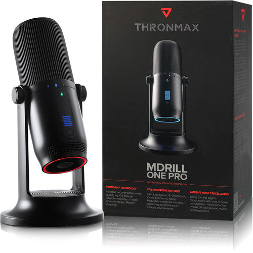 THRONMAX MDrill One USB Microphone (Black) (Open Box)