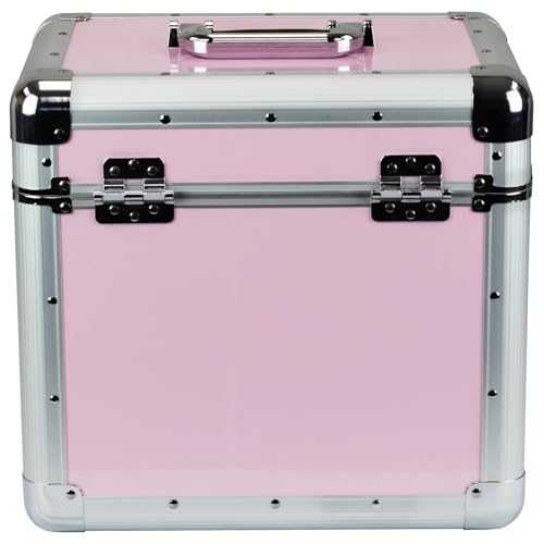 Odyssey Krom Series Pink Record / Utility Case For 70 12" Vinyl Records Lps