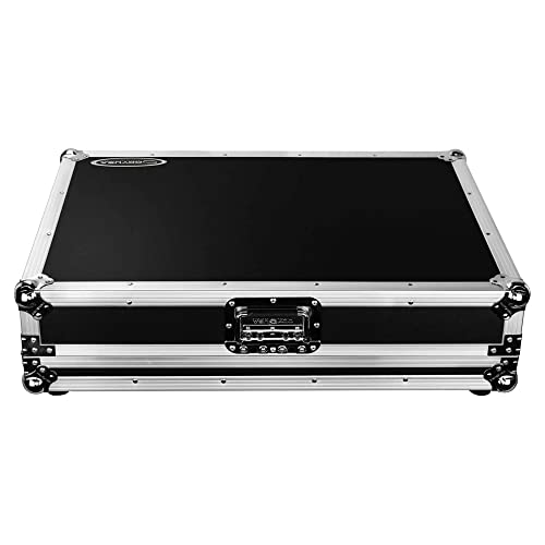 Odyssey Denon Prime 4 Low-Profile Flight Case (Silver Hardware)