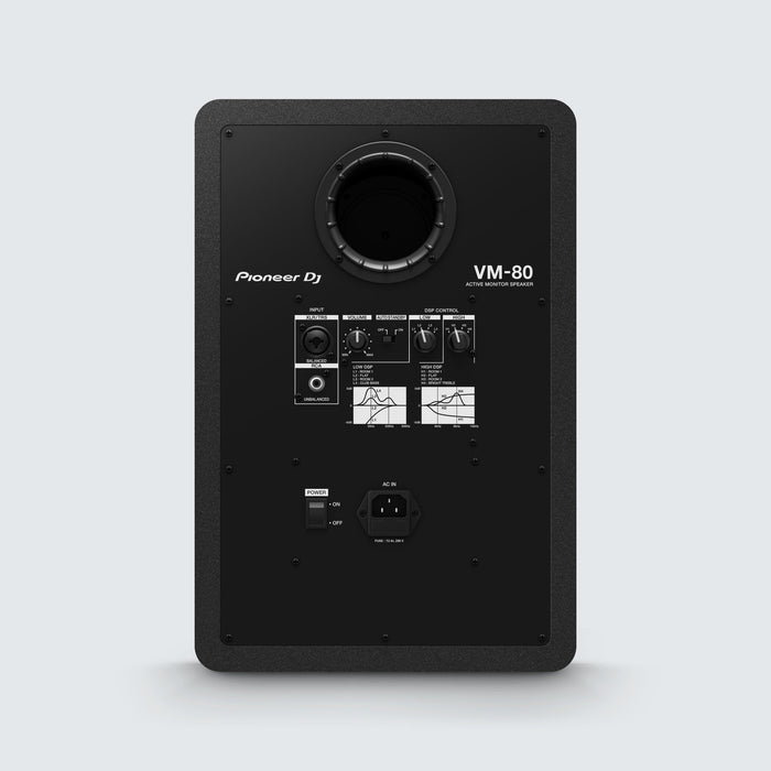 Pioneer DJ VM-80 8 Inch Active Monitor Speaker (Black) (Open Box)