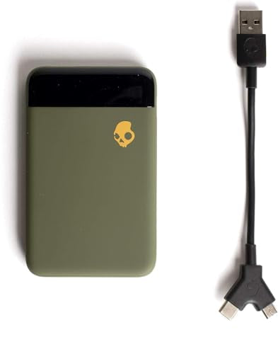 Skullcandy Stash Mini Portable Charger - Moss