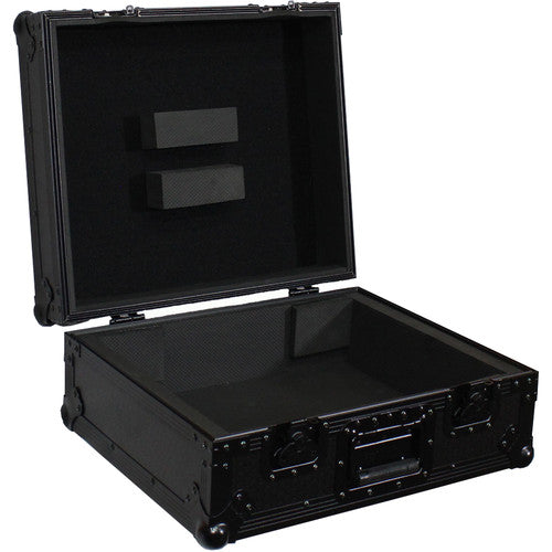 ProX T-TTBL Case for SL1200-Style Turntable (Black on Black) (Open Box)