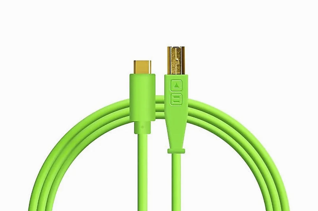 Chroma Cables: Audio Optimized USB Cables - Green USB-B to USB-C (Open Box)
