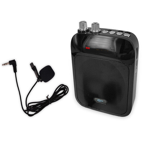 Technical Pro WASP200L Rechargeable Portable Speaker with Wired Lavalier Microphone (Open Box)