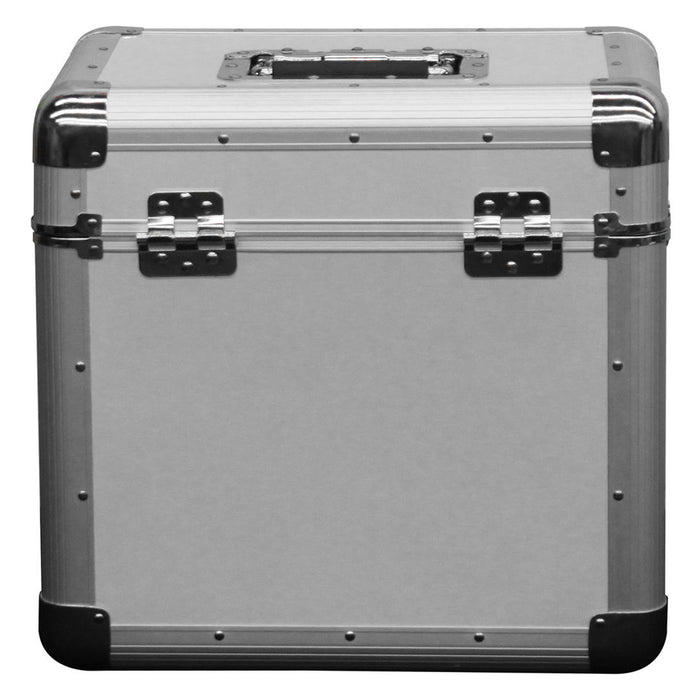 Odyssey Innovative Designs Krom Series KLP2 Stackable Record/Utility Case (Silver) (Open Box)