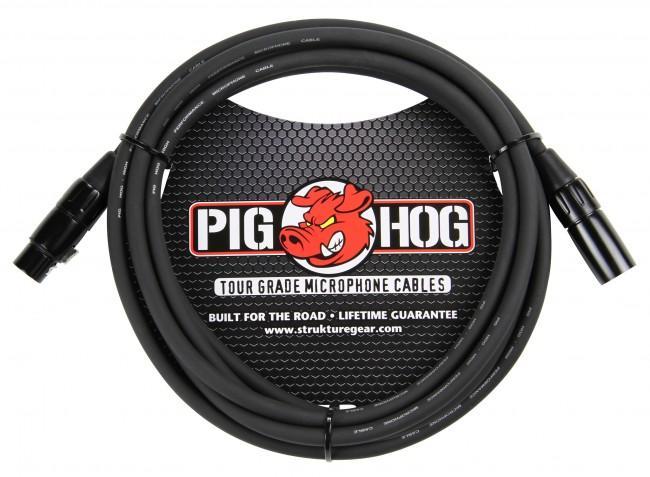 Pig Hog PHM10 8mm Tour Grade Mic Cable, XLR 10ft