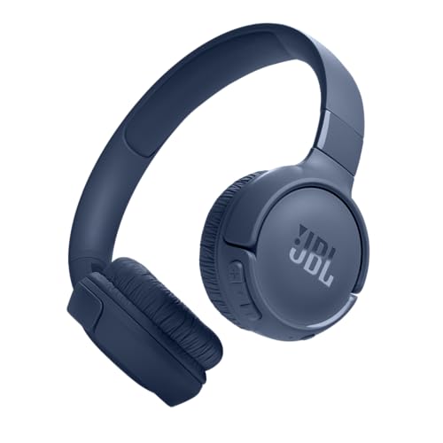JBL Tune 520BT Wireless On-Ear Headphones (Blue)
