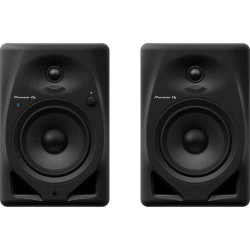 Pioneer DJ DM-50D-BT 5-inch Desktop Active Monitor Speaker Pair with Bluetooth - Black (Open Box)