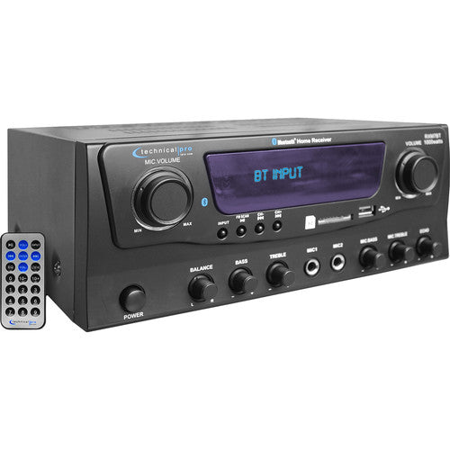 Technical Pro RXM7BT Stereo Audio Receiver (Open Box)