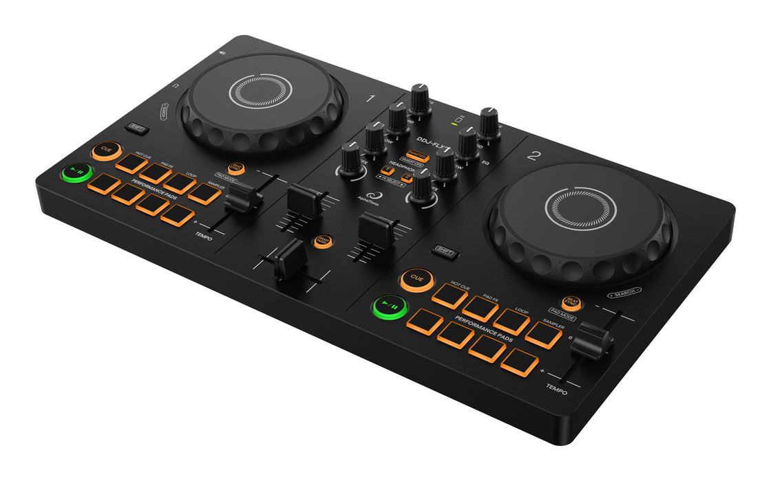 AlphaTheta DDJ-FLX2 Compact 2-Channel DJ Controller