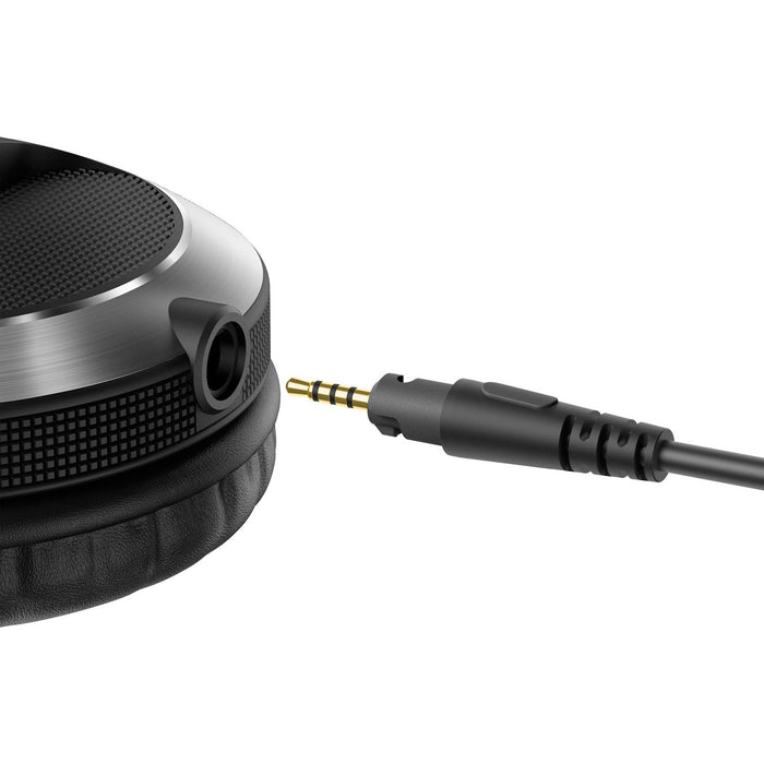 Pioneer DJ HDJ-X7-S Professional DJ Headphones in Silver (Open Box)