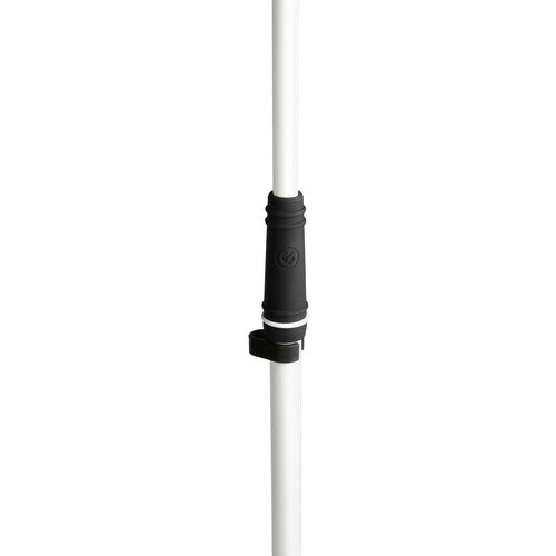 Gravity Microphone Stand, White, Adjustable Height (GMS23W) (Open Box)