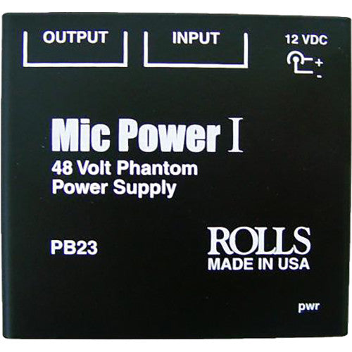 Rolls PB23 - Single Channel Phantom Power Supply (Open Box)