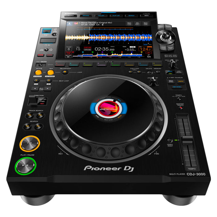 Pioneer DJ CDJ-3000 High-Resolution Pro-DJ Multiplayer Black (No Box)