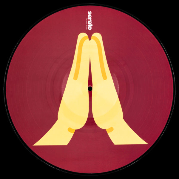 Serato Control Vinyl - Pray and Raised Hands Emoji (Pair) (Open Box)