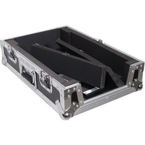 ProX XS-M11 Universal Flight Case for Pioneer DJM-S11 and Rane SEVENTY / SEVENTY-TWO MKII Mixers (Silver on Black)