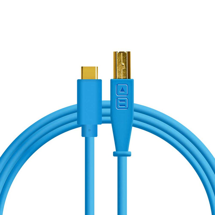 Chroma Cables: Audio Optimized USB Cables - Blue USB-C to USB-B (Open Box)