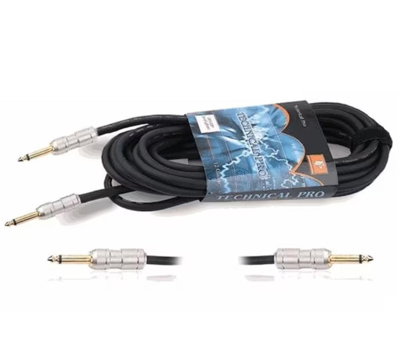 Technical Pro cqq1625 .25 in. to .25 in. Speaker Cables