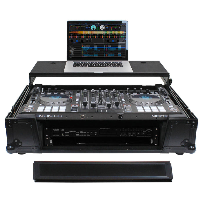 Odyssey Innovative Designs Black Label Glide Case with Wheels for Roland DJ-808 / Denon MC7000 DJ Controller (Open Box)