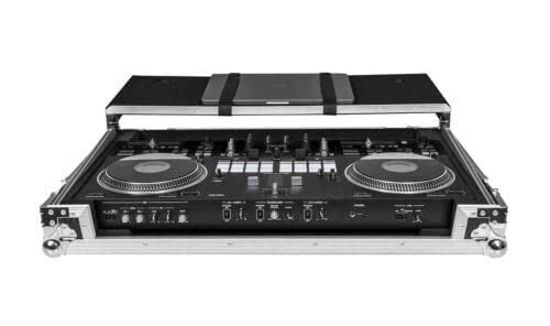 Headliner Flight Case with Laptop Platform and Wheels for Pioneer DJ DDJ-REV7