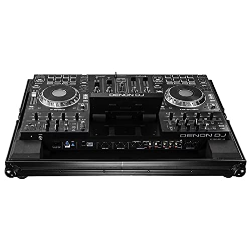 Odyssey Denon Prime 4 Low-Profile Flight Case (Black-Anodized Hardwire)