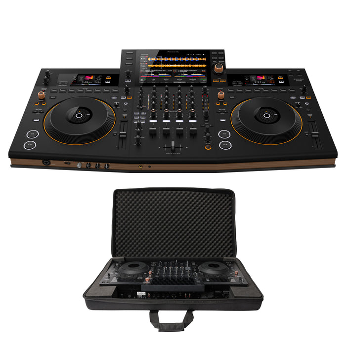 Pioneer DJ OPUS-QUAD Professional 4-Channel All-in-One DJ System (Black) + Magma CTRL Case for Pioneer DJ Opus Quad