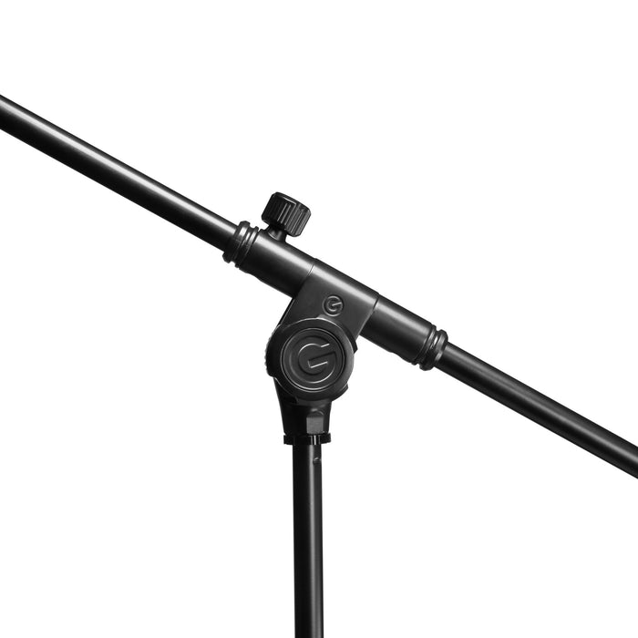 Gravity TMS2322 Touring Series Microphone Stand with Round Base and 2-Point Adjustment Telescoping Boom (Open Box)