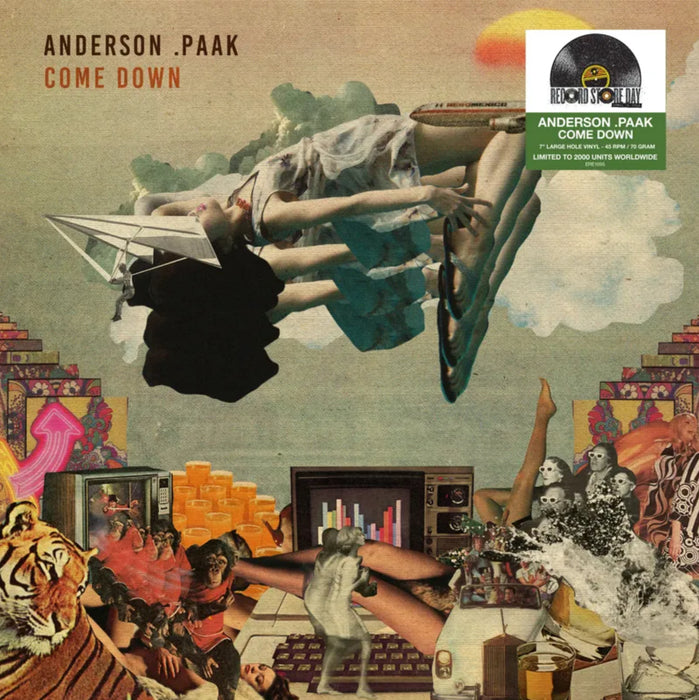 Anderson .Paak – Come Down [RSD 2025]: First-ever 7” vinyl release of the unstoppable anthem, featuring multiple versions & new artwork. 45 RPM collector’s item!