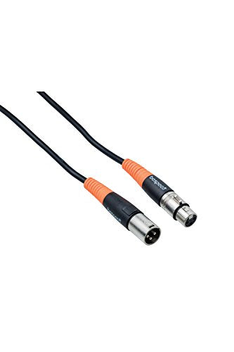 Bespeco Instrument Cable, Black & Orange, 30 Feet (SLFM900)