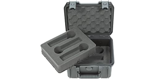 SKB 3I-0907-MC6 Injection-Molded Waterproof Case for Six Microphones - Black (Open Box)