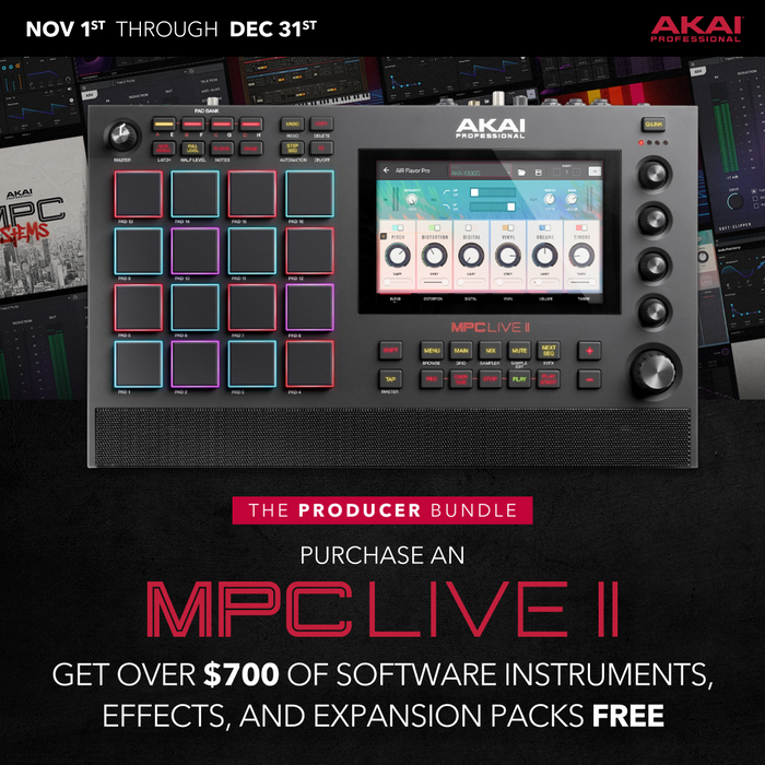 Akai Professional MPC Live II Standalone Music Production Center